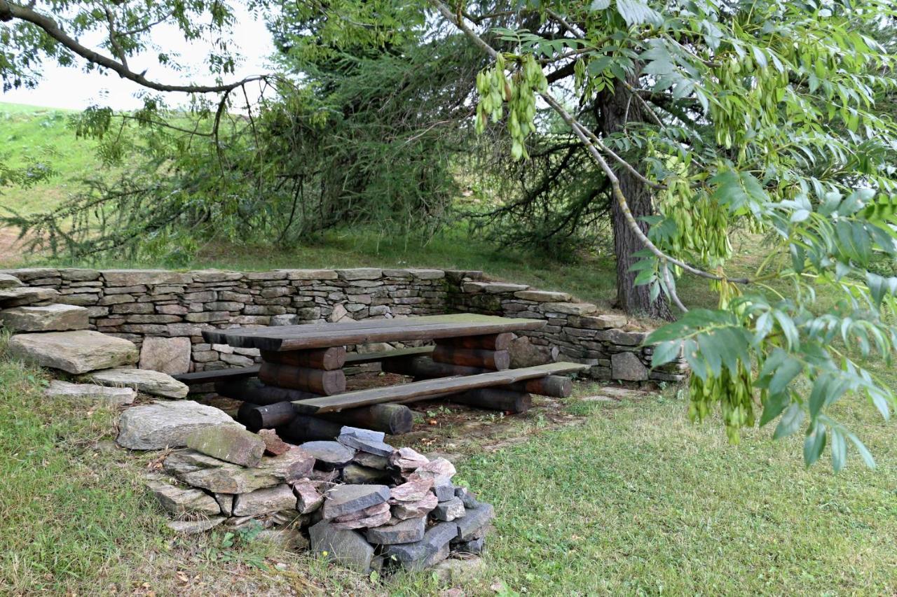 Chaloupka Slamenka Villa Loučná pod Klínovcem Exteriör bild